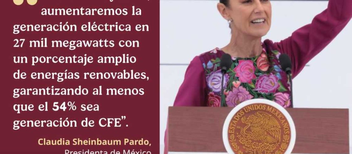 Reformas energéticas en México enero 2025